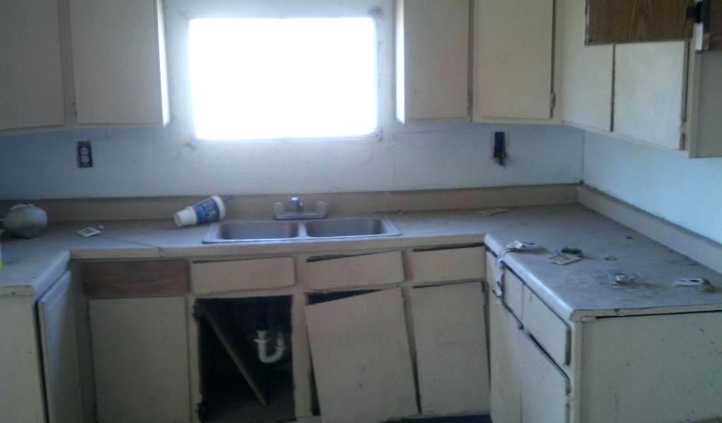 kitchen cabinet dismantle
