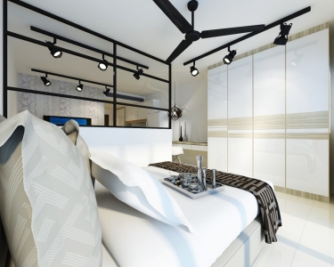 Bedroom Renovation Design @ Novena Condominium Singapore