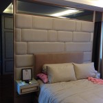 Master bedroom’s feature wall renovation